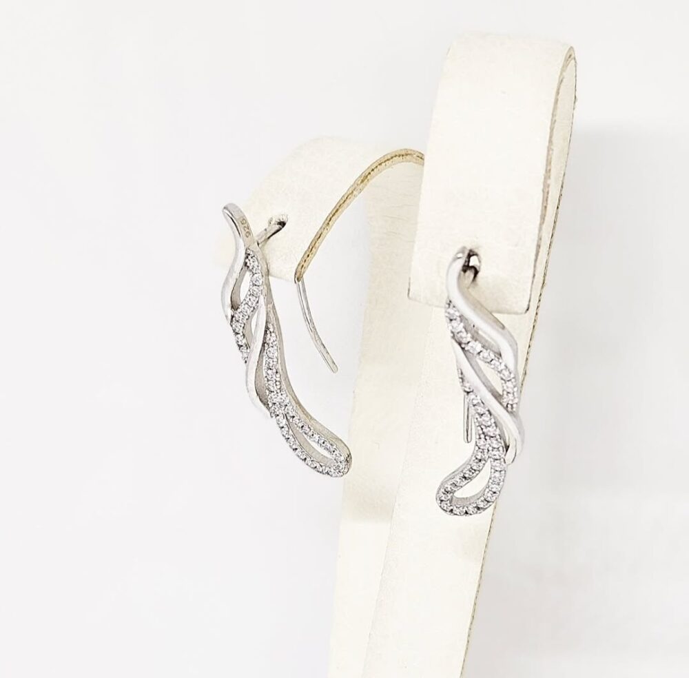 Naušnice - Srebro 925 - 3 cm - Slika 2