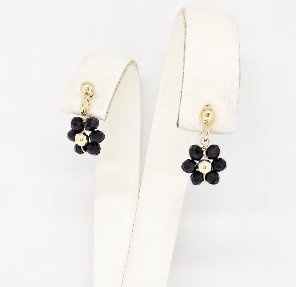 Minđuše - Srebro 925 + 14k pozlata - 1,4 cm
