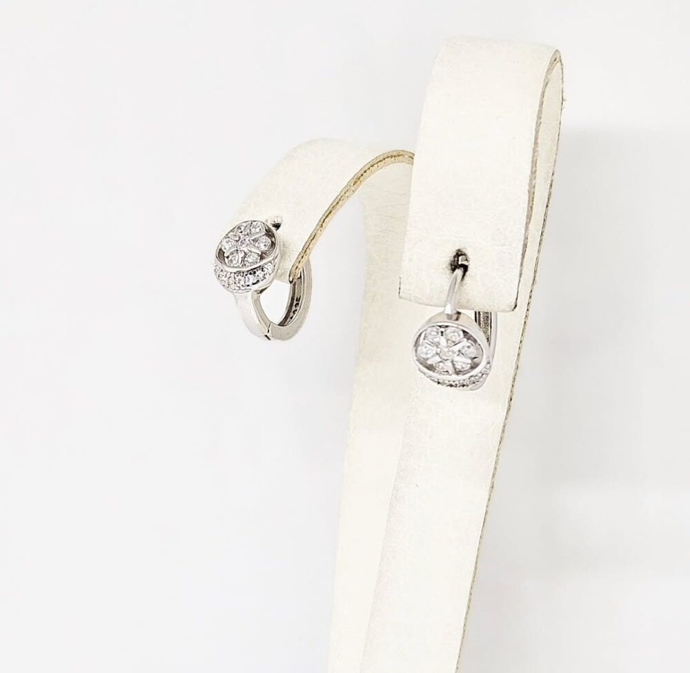 Naušnice halke - Srebro 925 - 1,3 cm - Slika 2