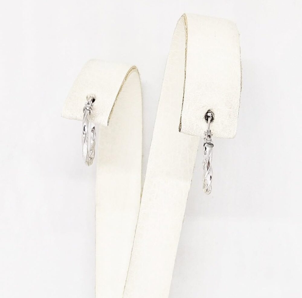 Naušnice halke - Srebro 925 - 1,3 cm
