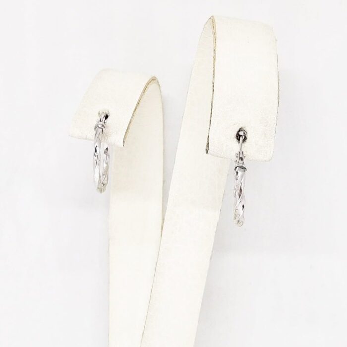 Naušnice halke - Srebro 925 - 1,3 cm