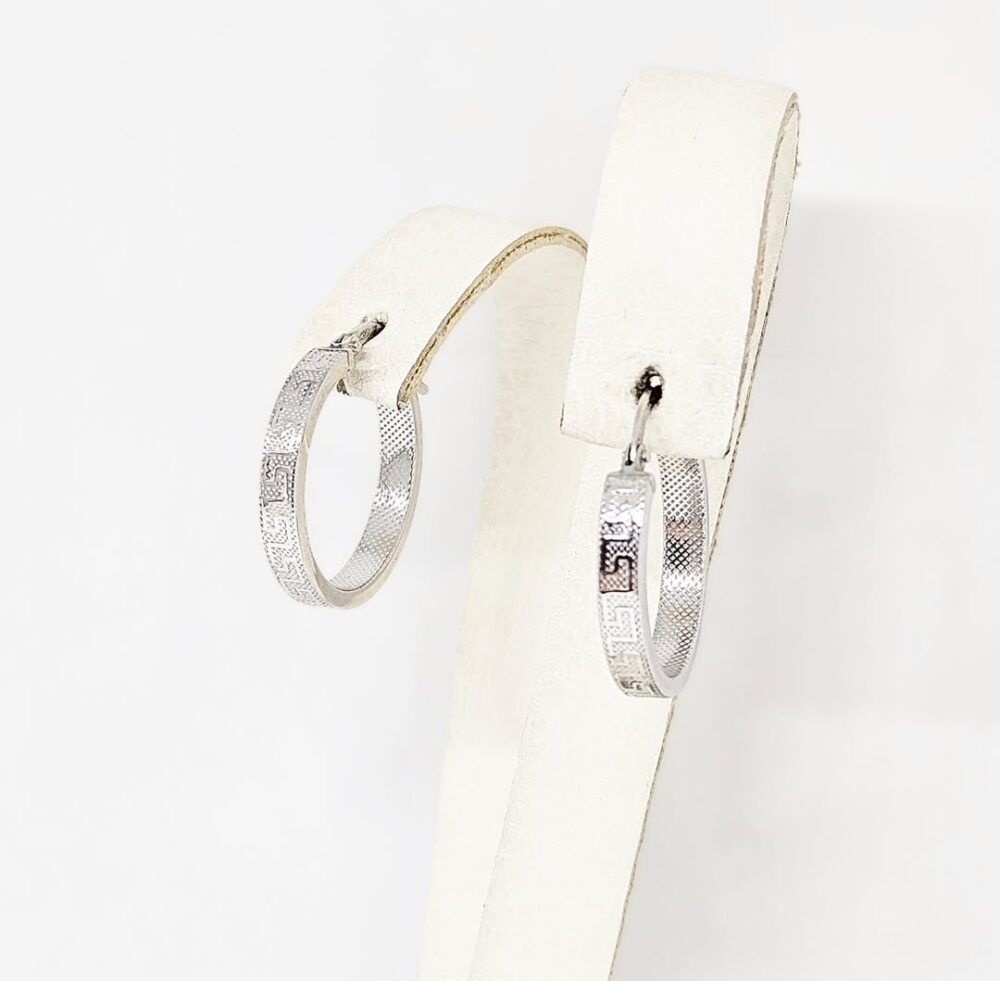 Naušnice halke - Srebro 925 - 1,8 cm - Slika 2