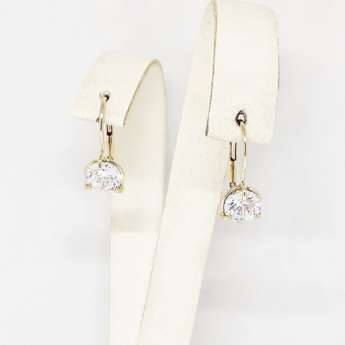 Naušnice - Zlato 585 14k - 1,7 cm