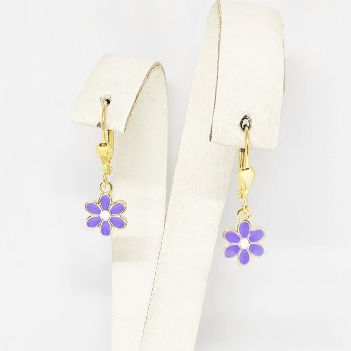 Naušnice - Srebro 925 + 14k pozlata - 2,4 cm