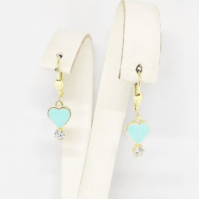 Naušnice - Srebro 925 + 14k pozlata - 2,4 cm