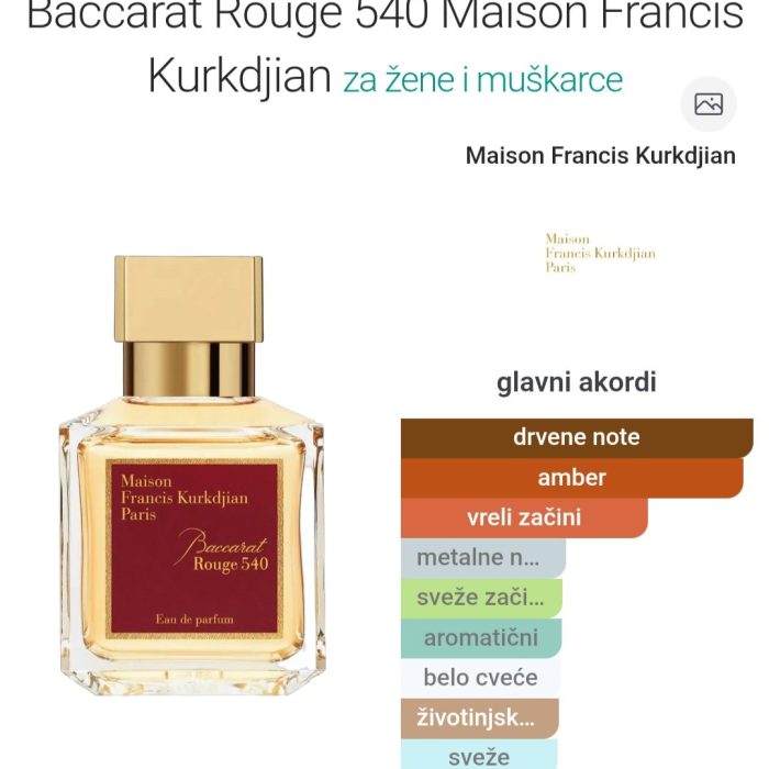 Baccarat Rouge 540 - 50 ml