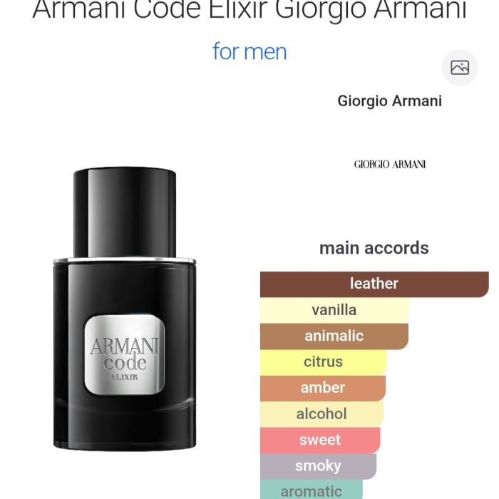 Armani Code Elixir - 50 ml