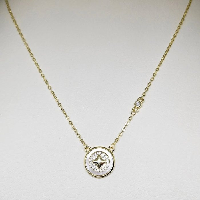 Ogrlica - Srebro 925 + 14k pozlata