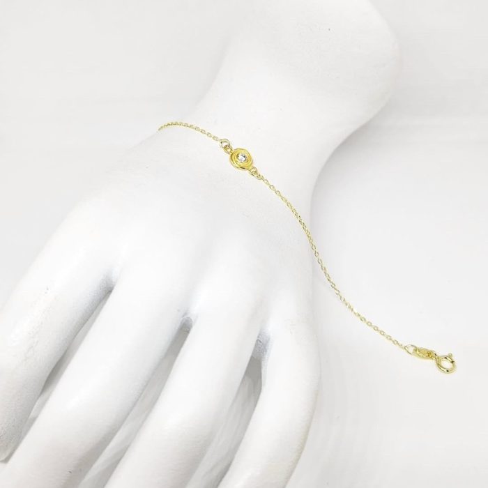 Narukvica - Srebro 925 + 14k pozlata