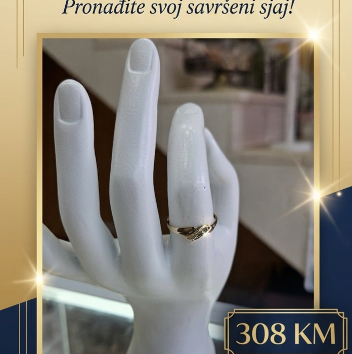 Prsten - Zlato 585 14k - 16 mm