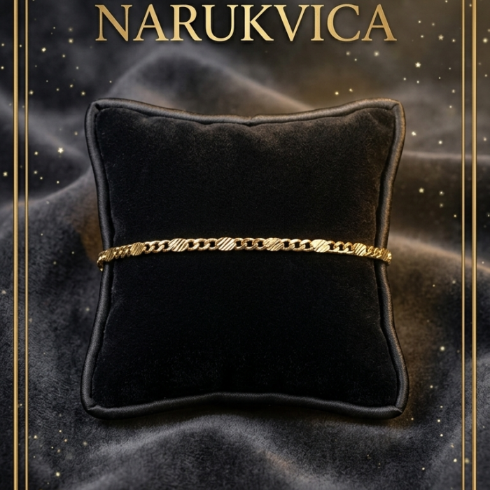 Narukvica - Zlato 585 14k - Podesiva