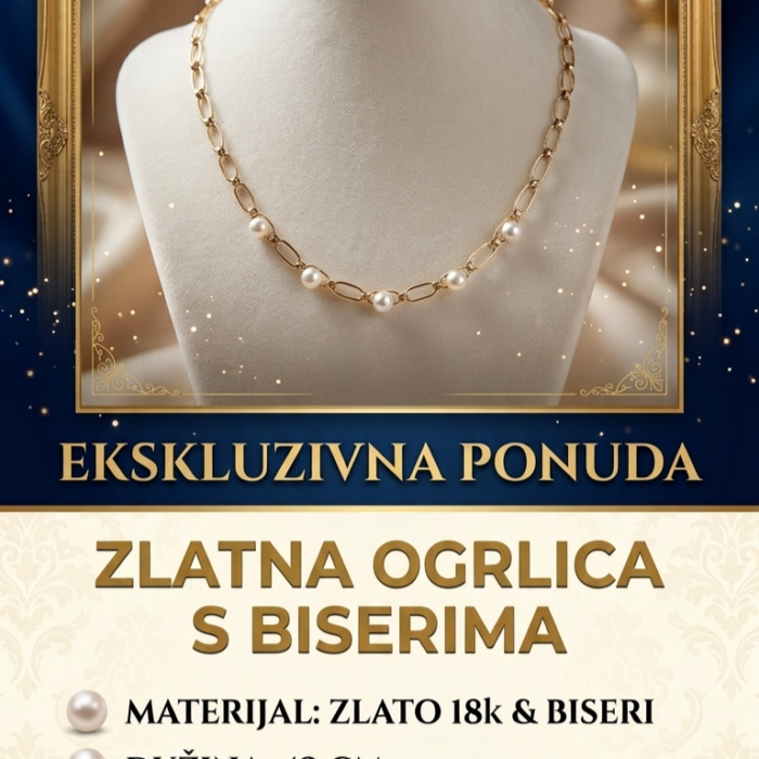 Ogrlica - Zlato 585 14k - 42 cm