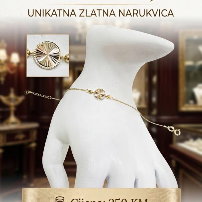 Narukvica - Zlato 585 14k - Podesiva