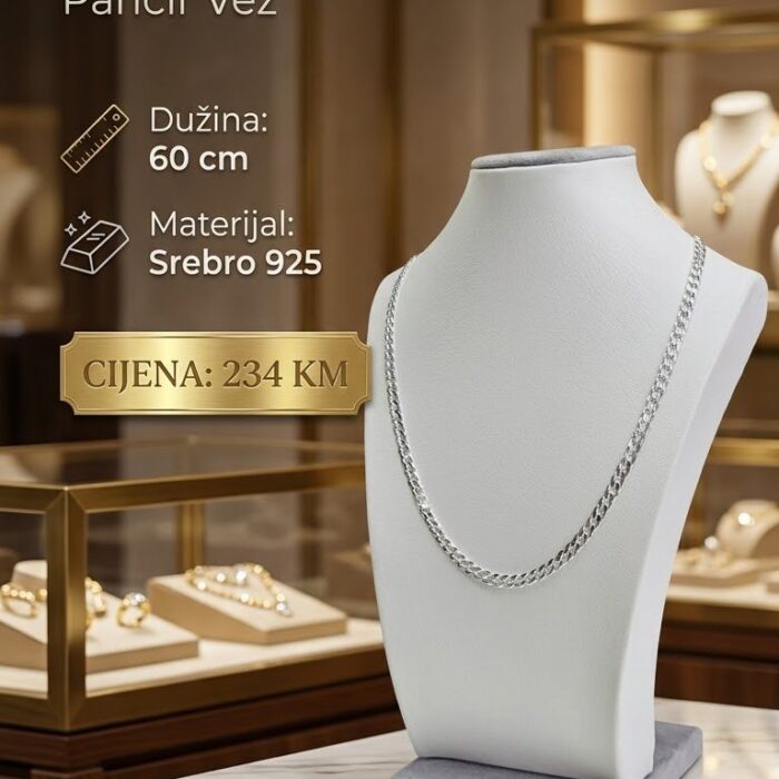 Lanac - Srebro 925 - 60 cm